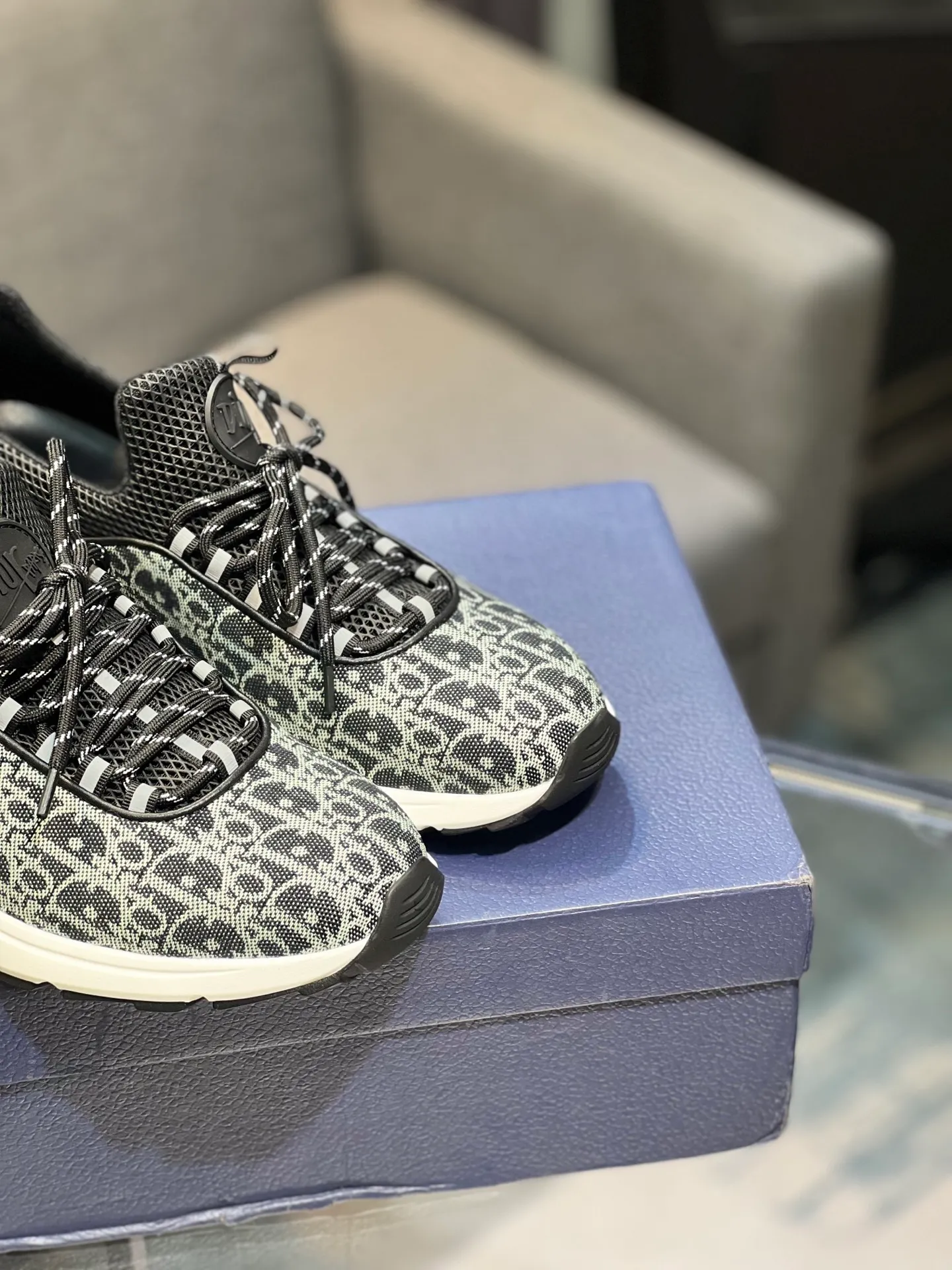 Men's shoes 💰400 [Dior] popular men's shoes, imported mesh splicing material, really inside. Original sole provided by the original factory, 38-45 (45 customized, non-refundable)